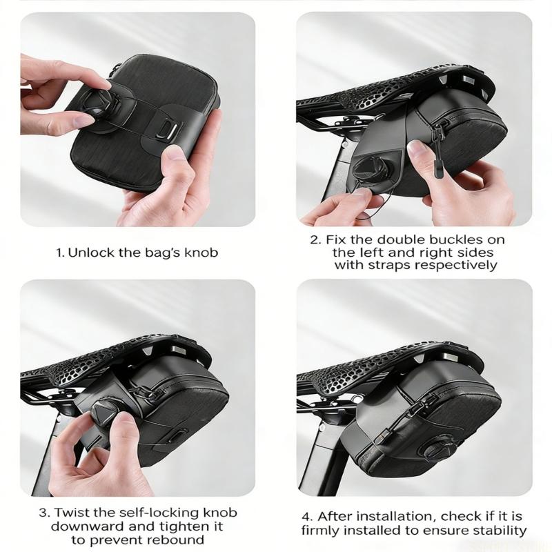 Saddle Bag Under Seat - U2JB 자전거 안장 가방 후면 도구