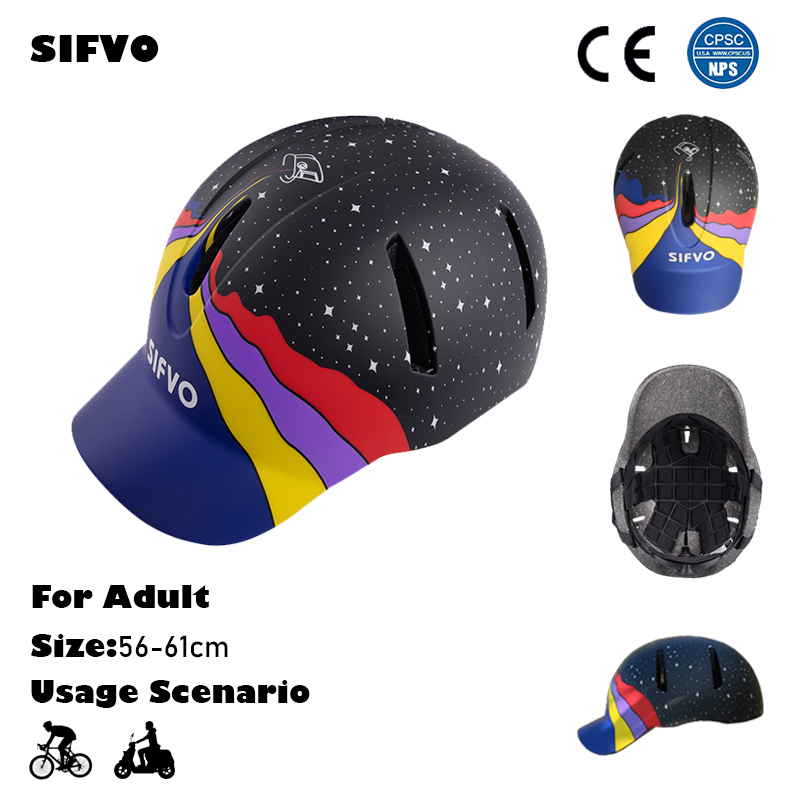 Commute Cycling Helmet - SIFVO 성인용 세련된 자전거 헬멧, 도로