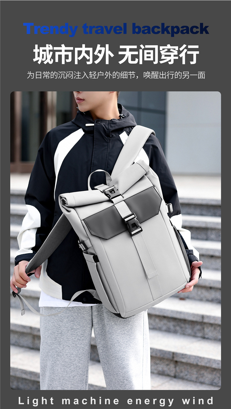 Cycling Commuter Backpack Laptop - 남성용 비즈니스 통근 노트북 백팩 트렌디