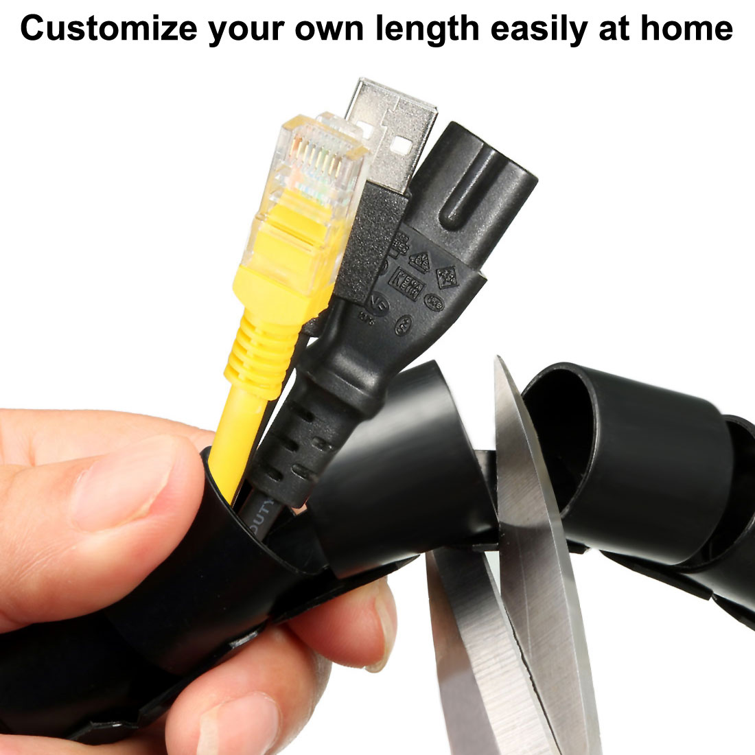 유연한 나선형 케이블 정리기 PE 폴리에틸렌 튜빙 와이 - Cable Lock Flexible 리뷰 및 가격