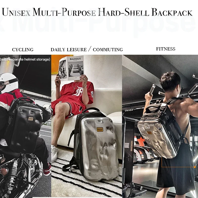 남녀공용 하드쉘 방수 백팩, 사이클링, 일상 레저, 출 - Cycling Commuter Backpack Laptop 리뷰 및 가격