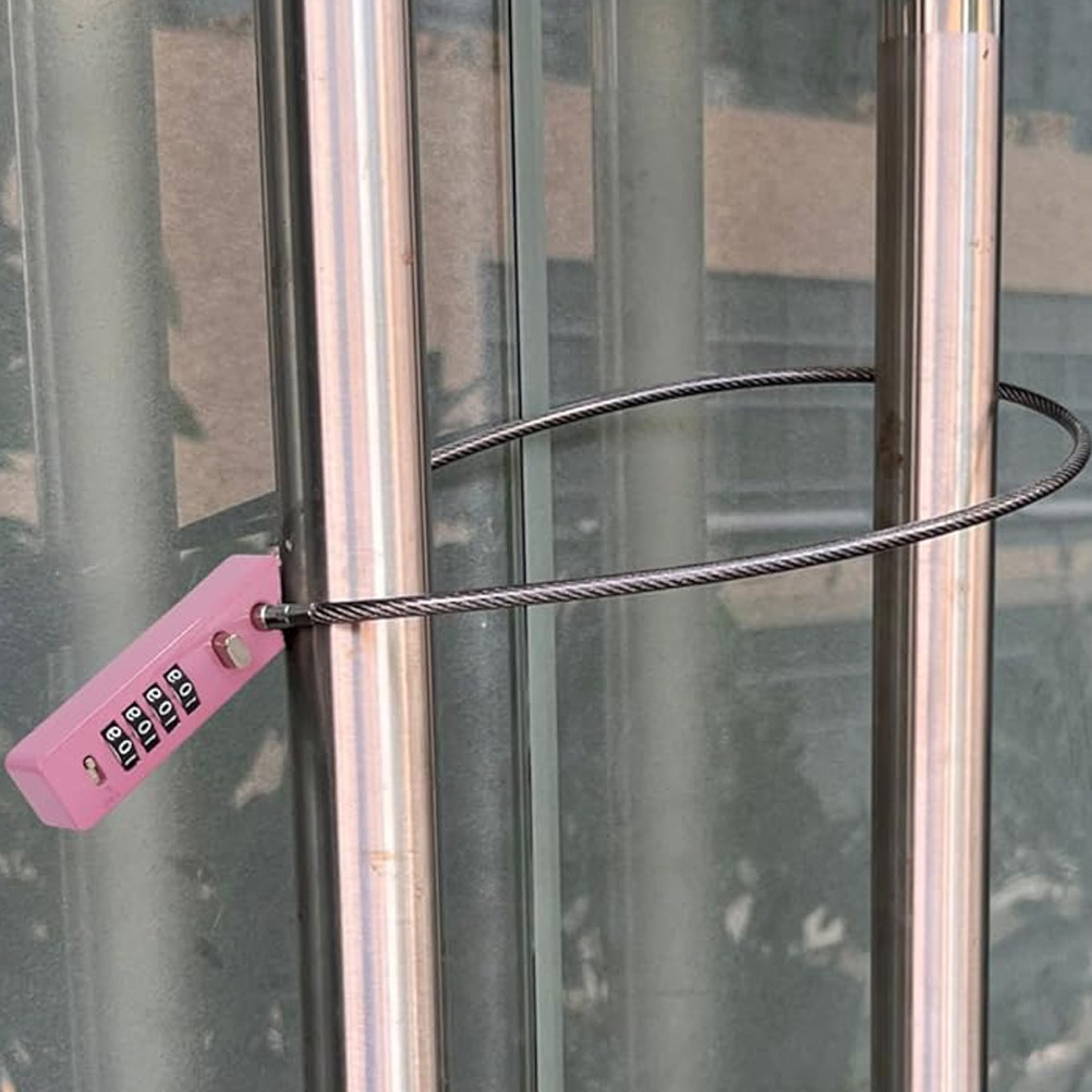 스틸 와이어 케이블 조합 잠금장치 4자리 도난 방지 자 - Cable Lock Flexible 리뷰 및 가격