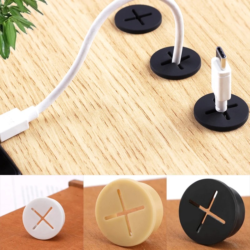 5PCS 유연한 고무 라운드 케이블 구멍 커버 가스켓  - Cable Lock Flexible 리뷰 및 가격