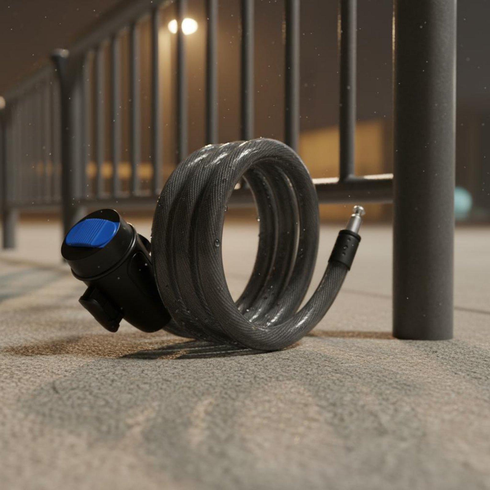 사이클 잠금 장치 도난 방지 스틸 케이블 PVC 코팅  - Cable Lock Flexible 리뷰 및 가격
